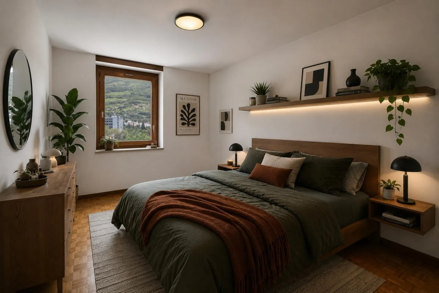 Wohnung mit Blick auf die Stadt. - Foto 6 von 8