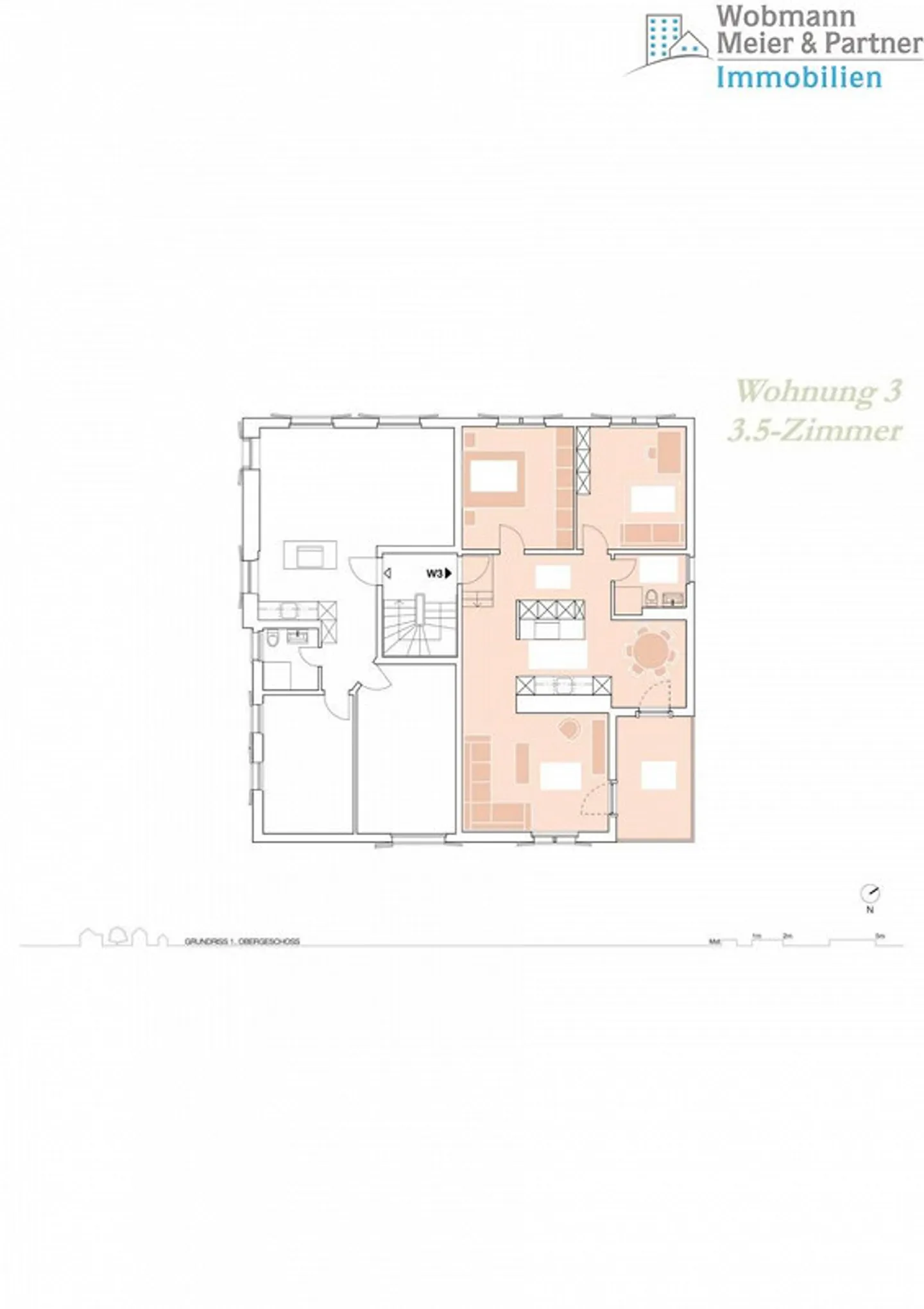 Charmante 3.5-Zimmer-Wohnung an zentraler Lage - Foto 8 von 9