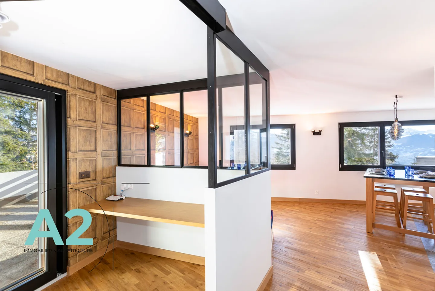 3 camere ristrutturate vicino al centro di Crans - AFFITTO ANNUALE, Disponibile dal 26 aprile - Foto 4 di 13