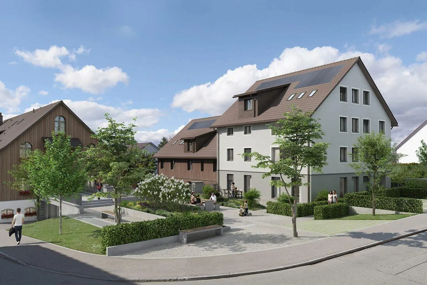 READY FOR OCCUPANCY FROM DECEMBER 2026! Country living near the city: New apartments in the heart of the village - Photo 2 of 10