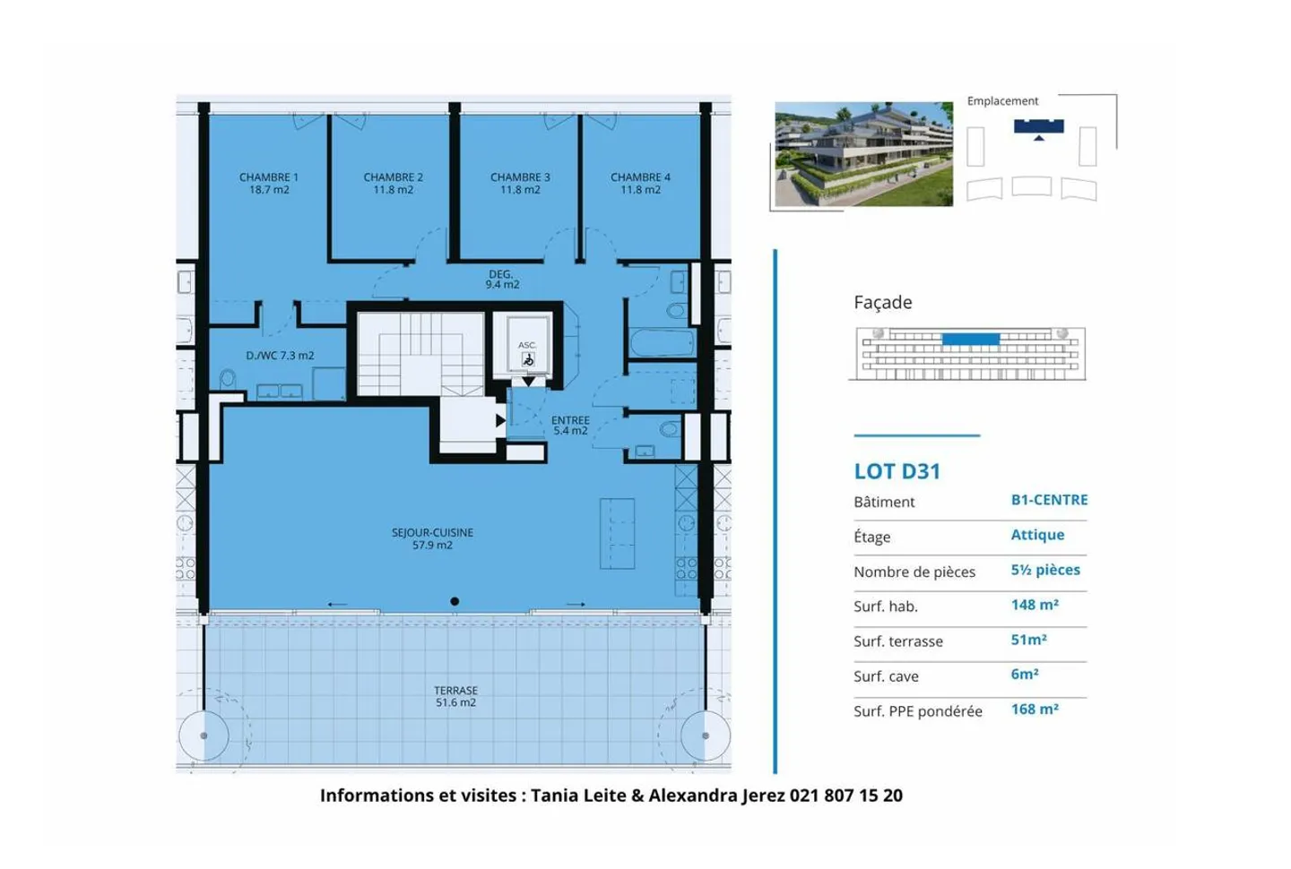 Neue Promotion: Penthouse mit 5,5 Zimmern und Dachterrasse - Foto 13 von 13