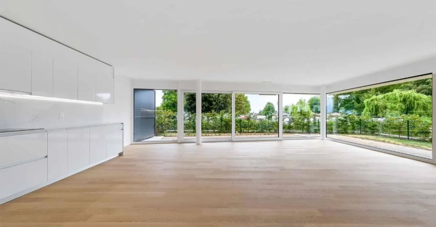 Neues 5,5-Zimmer-Apartment mit überdachter Terrasse und Garten - Foto 1 von 11