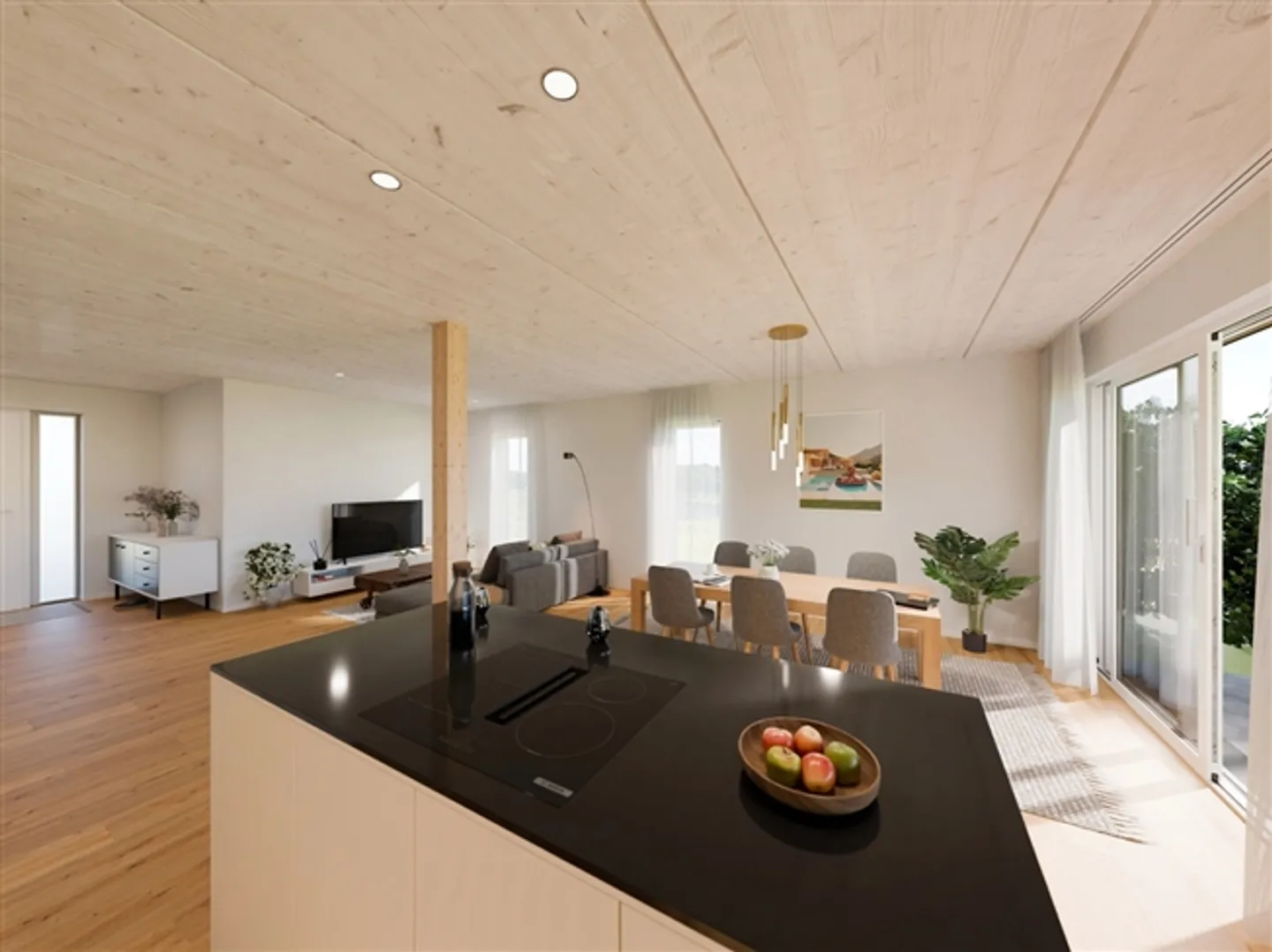 Maisons individuelles en rangée modernes de 5,5 pièces dans la verdure - Photo 5 sur 12