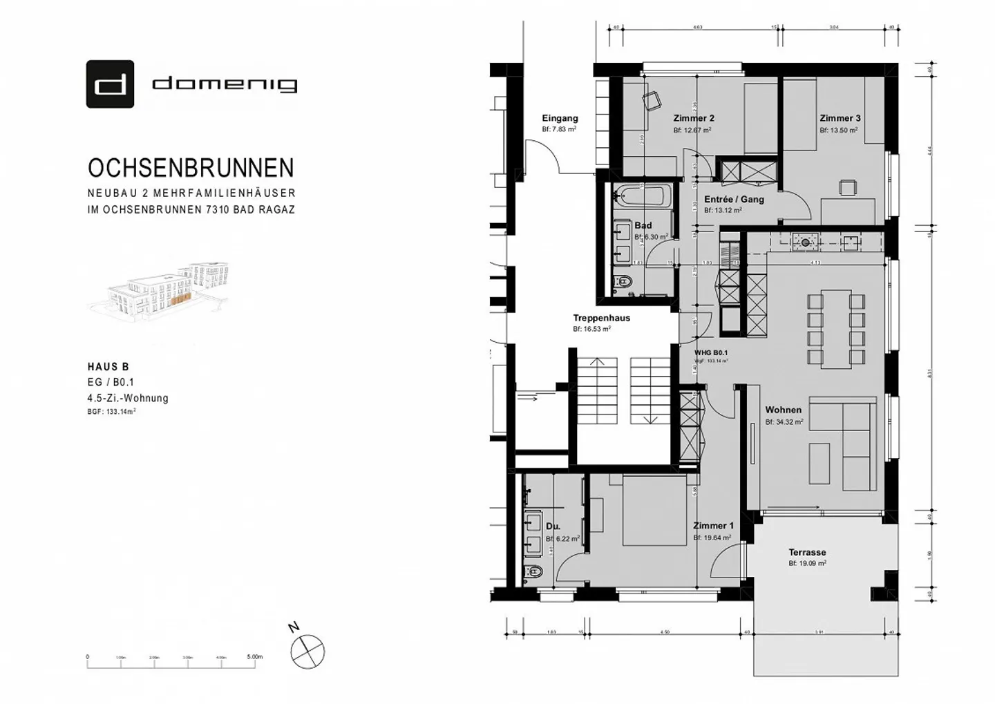 Charmante 4.5 Zimmerwohnung - Foto 8 von 10