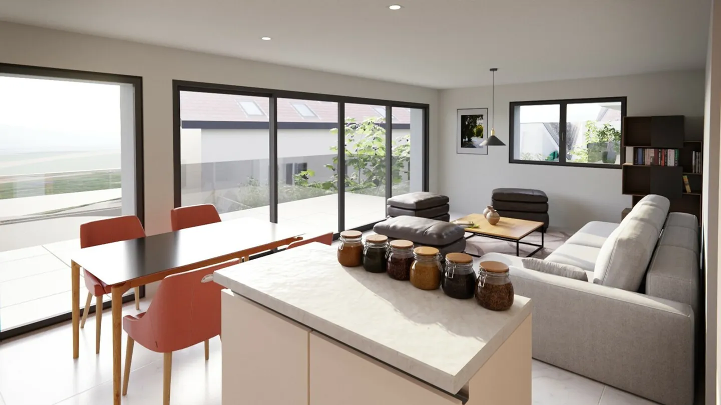 Neubau - 4,5-Zimmer-Wohnung mit Balkon/Terrasse - Foto 1 von 5