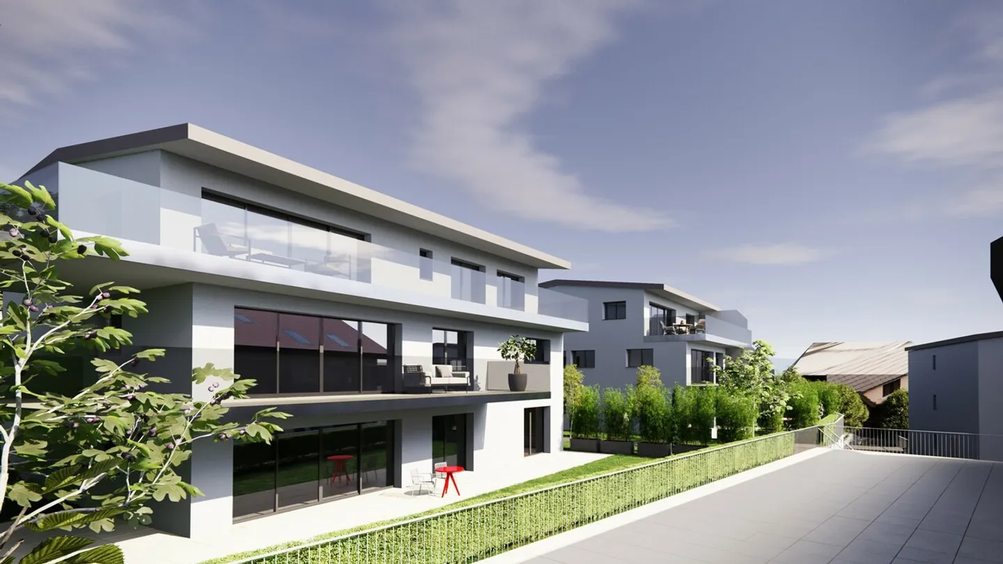 Neubau - 5,5-Zimmer-Wohnung mit Balkon - Foto 5 von 5