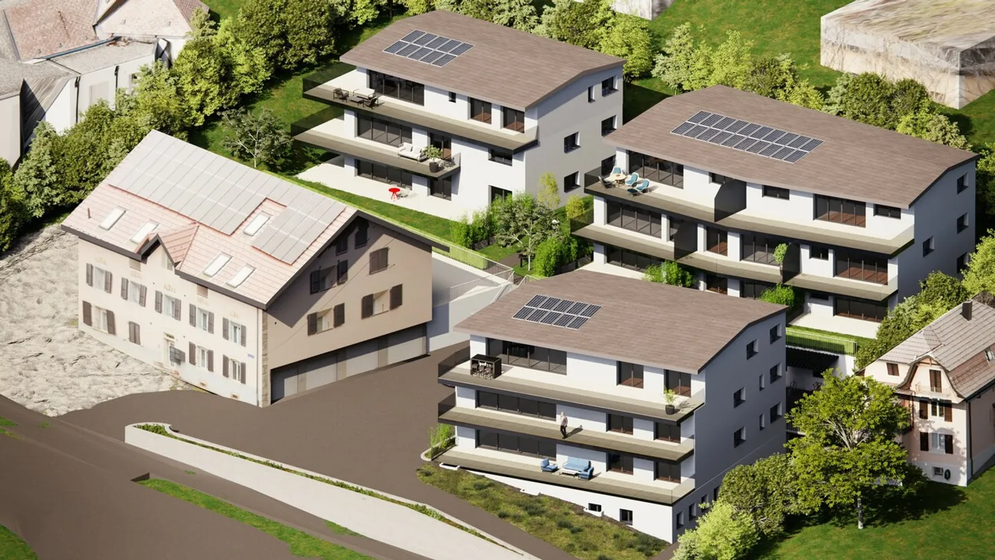 Neubau - 5,5-Zimmer-Wohnung mit Balkon - Foto 3 von 5