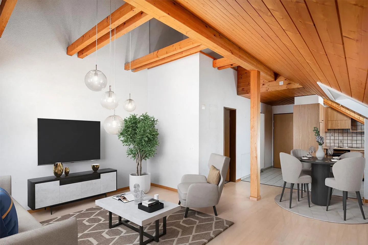 Charming 1.5-room apartment with balcony... - Photo 10 of 13