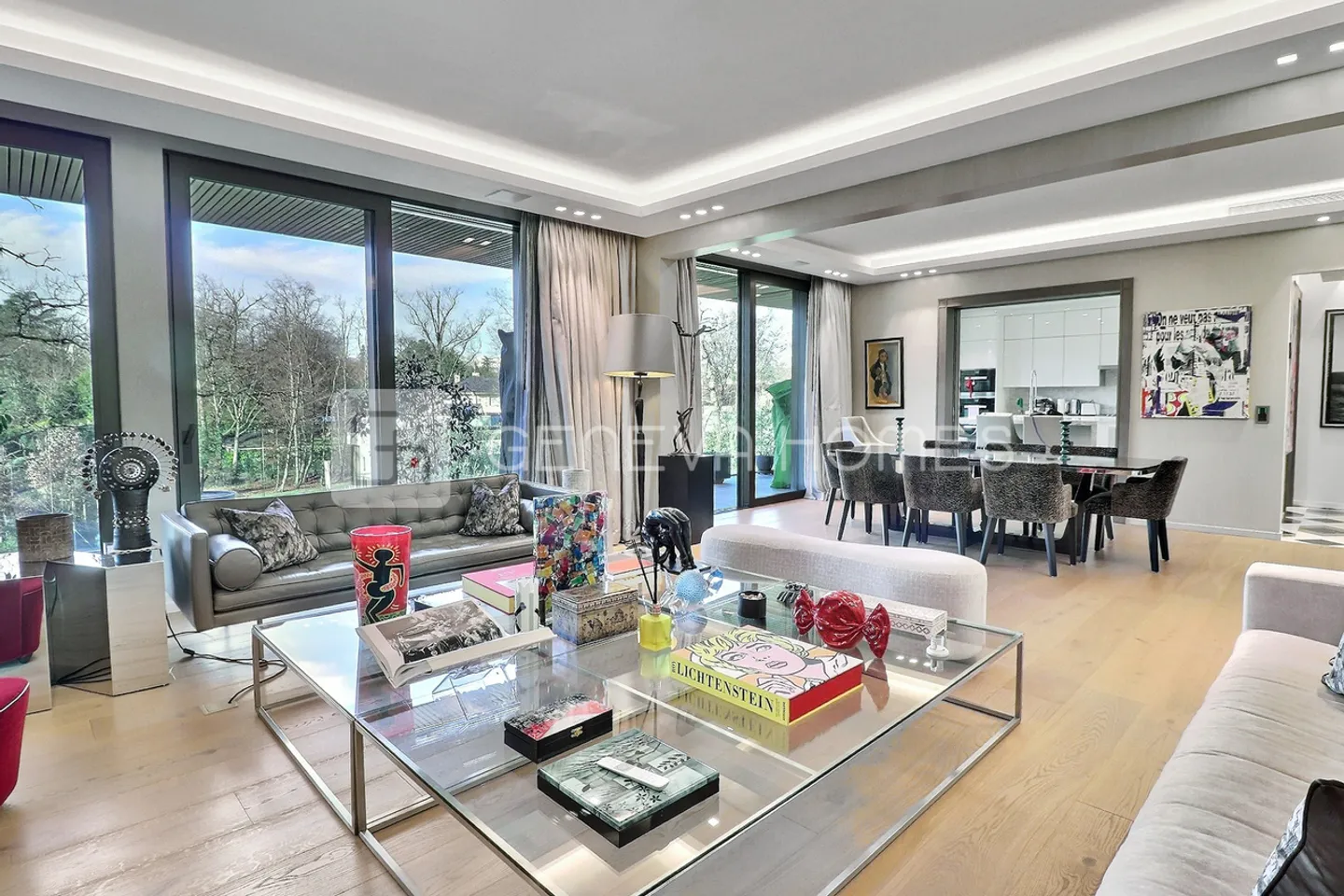 Exceptional Penthouse in the Heart of Conches - Photo 3 of 9