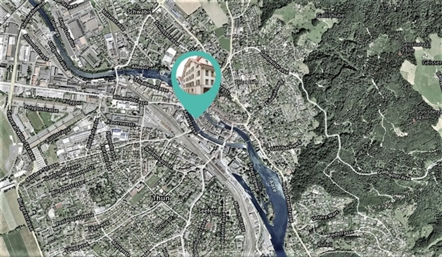 «Hochwertige 5 Zimmer-Maisonette-Wohnung im Bälliz» - Foto 1 von 13