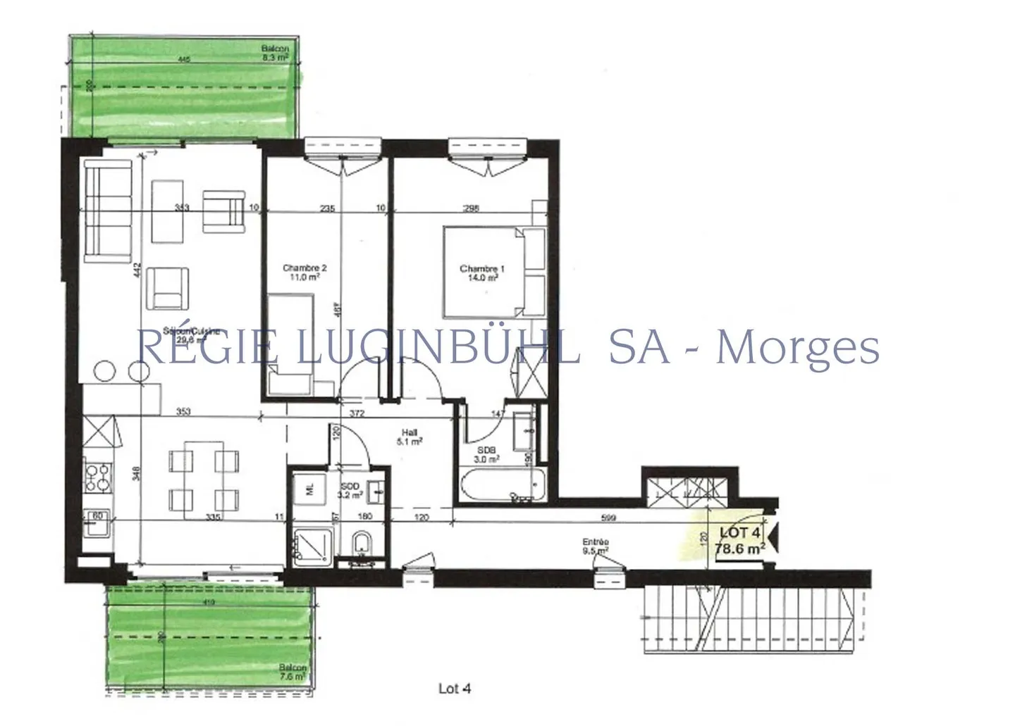 Modernes Apartment in Lausanne - Foto 19 von 19