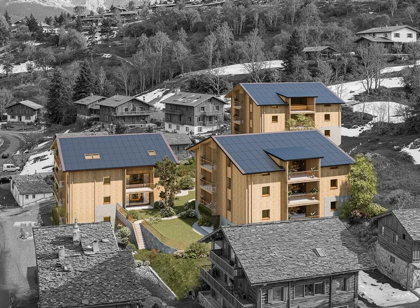 Appartamento 2.5 locali in affitto (prima occupazione): Nuova costruzione Hasol a Bürchen - Foto 2 di 11