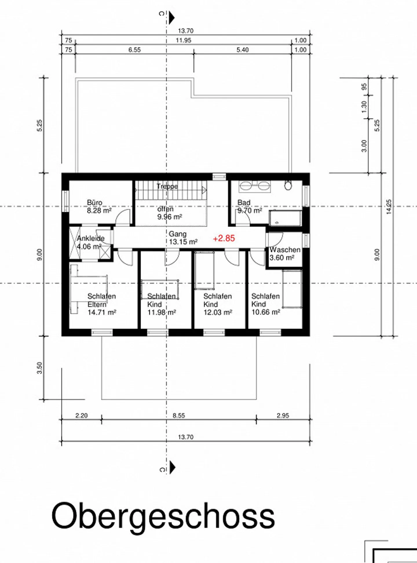 Moderne 7 1/2 Zimm. Einfamilienhaus Freistehend - Foto 11 von 25