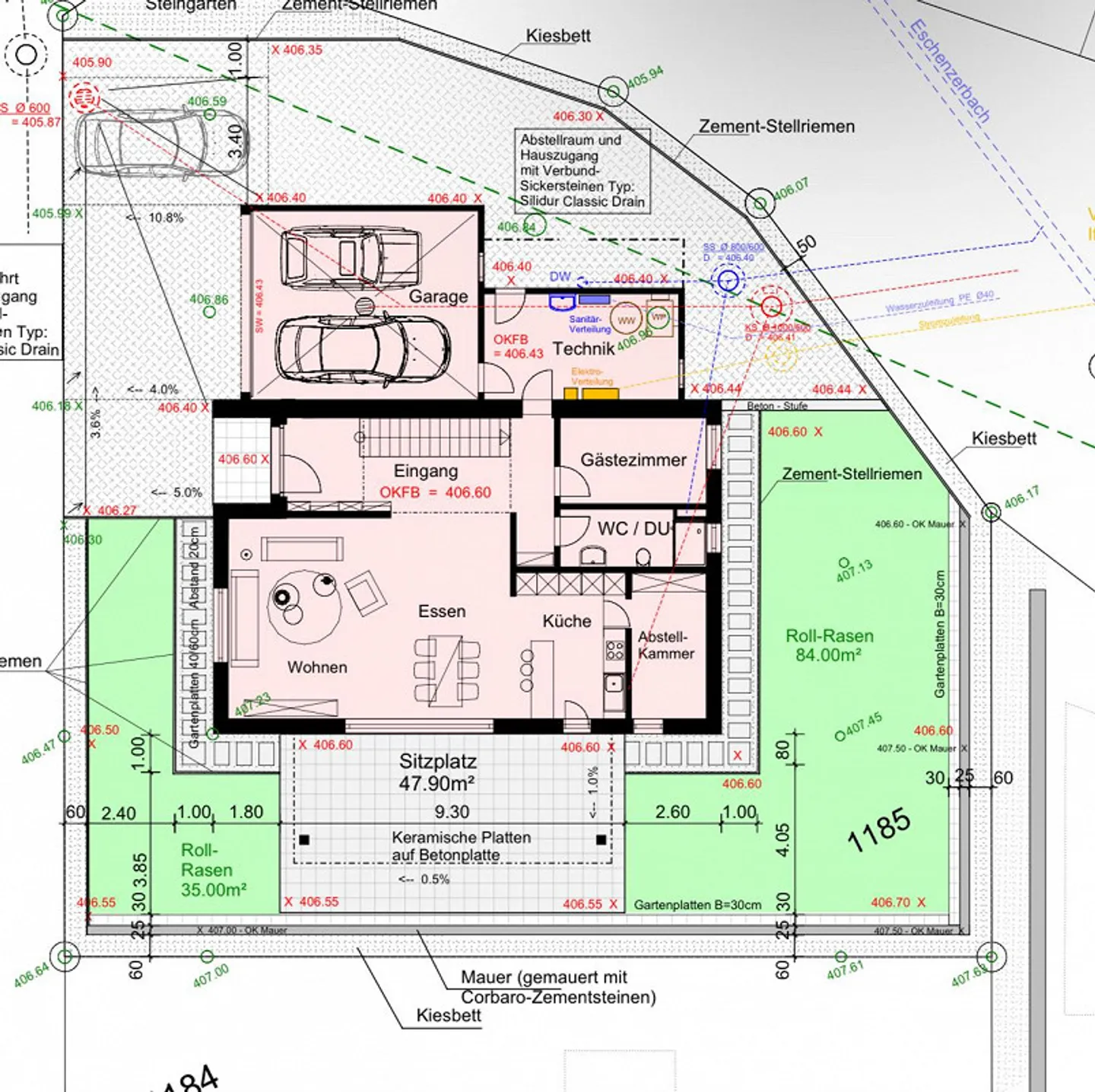 Moderne 7 1/2 Zimm. Einfamilienhaus Freistehend - Foto 12 von 25