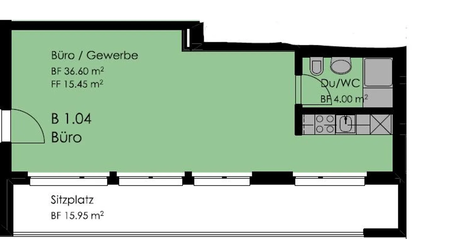 Single apartment in a central location - Photo 6 of 6