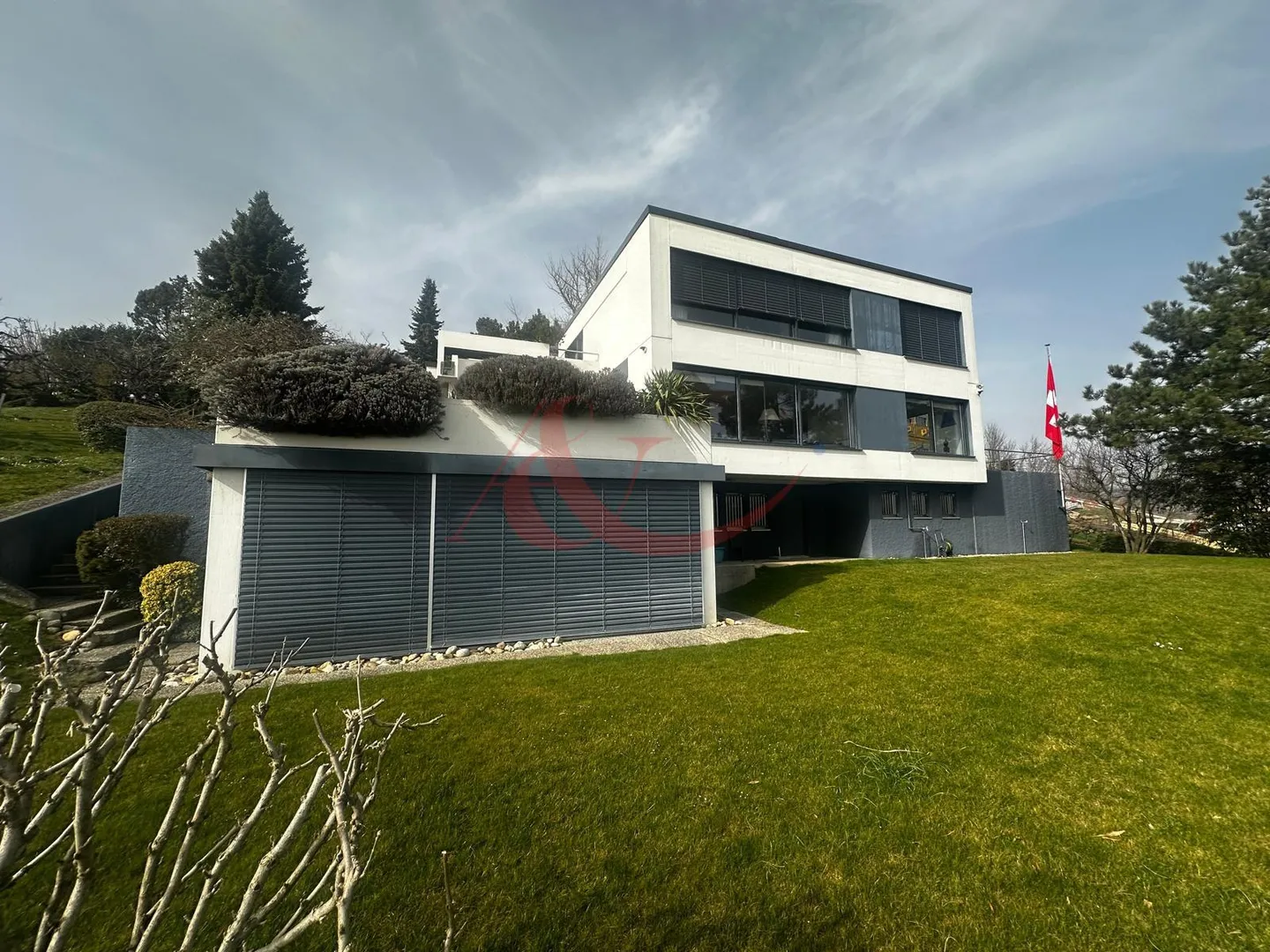 Wunderschöne 8,5-Zimmer-Villa mit atemberaubendem Blick auf den See - Cortaillod - Foto 1 von 10