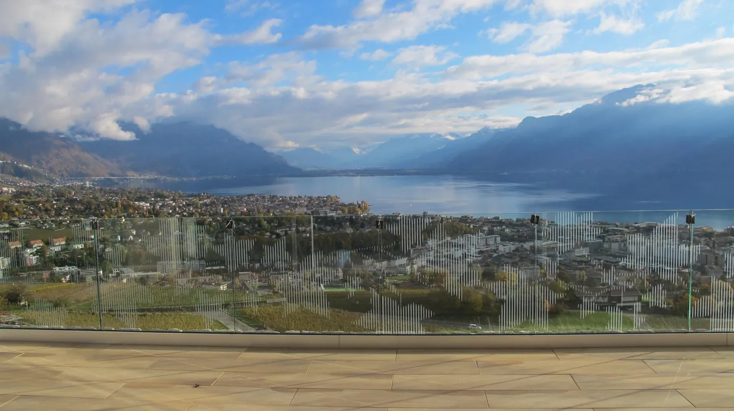 4.5-room apartment with stunning views of the lake and the Alps - Photo 5 of 13