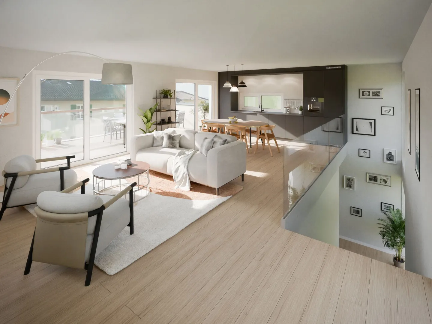 Appartement Duplex Moderne à Yverdon - Photo 2 sur 3