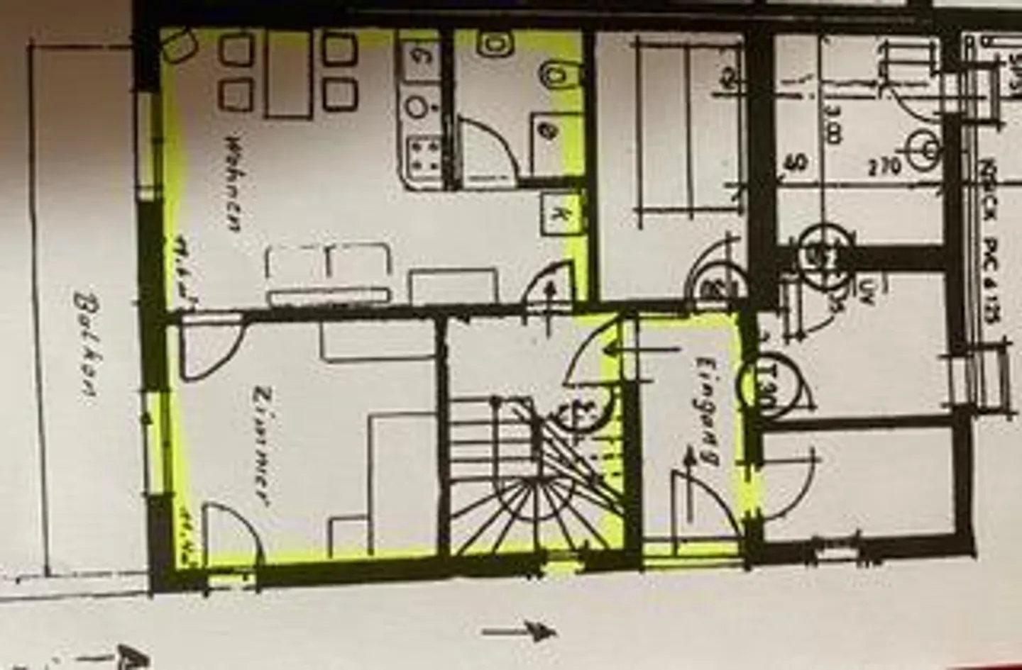 Petite, nouvellement rénovée appartement de 1,5 pièce dans un emplacement en pente proche de la nature - Photo 10 sur 10