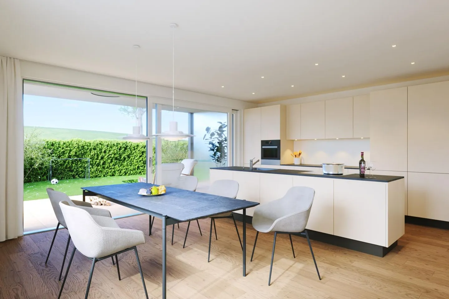 Neubauprojekt "Sonnenwiese" - 4.5 Zimmer Maisonettewohnung im EG & 1. OG (Wohnung Nr. 4) - Foto 1 von 3