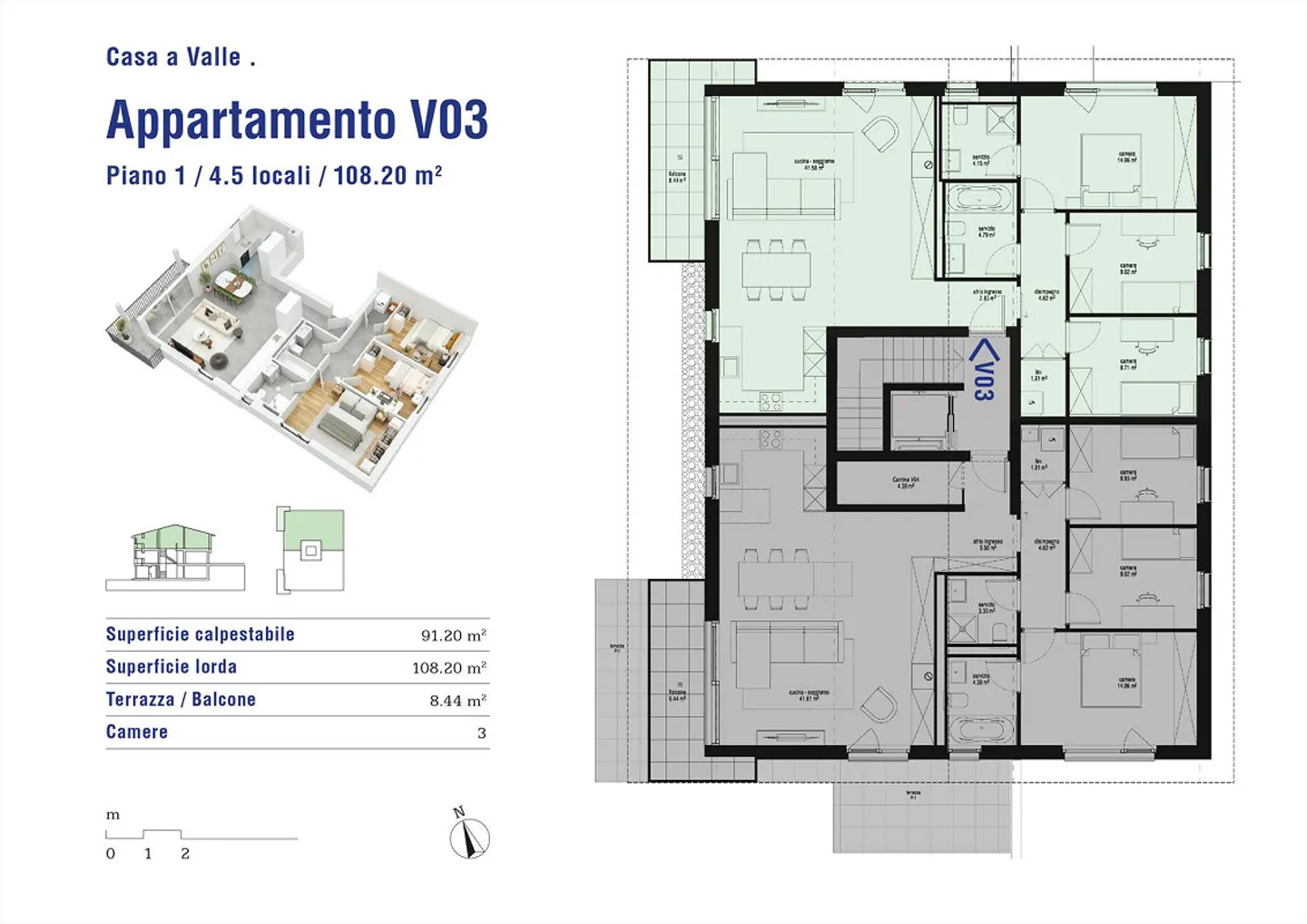 NEW 4.5-ROOM APARTMENTS IN A HIGH POSITION AT INTERESTING PRICES IN THE HEART OF TESSIN! - Photo 12 of 12