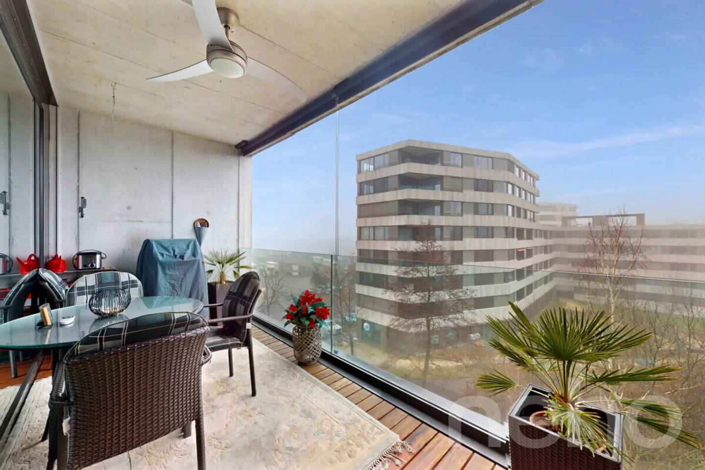 3.5-room style apartment with loggia in Biel - Photo 11 of 13