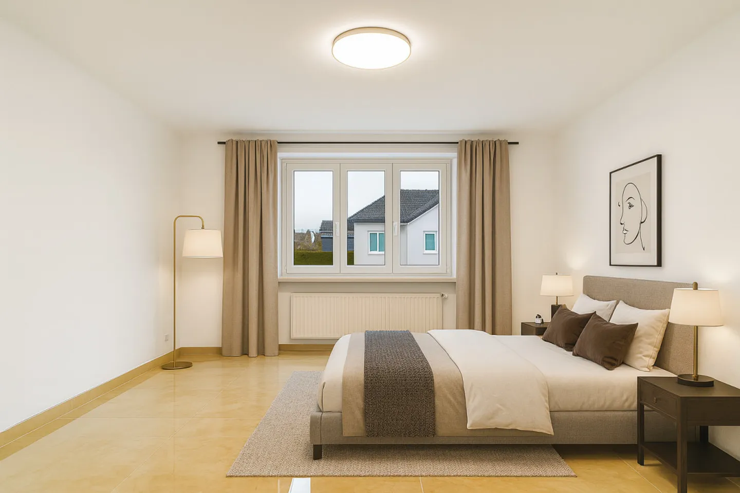 Prestige-Wohnung - 3 Zimmer mit Marmor in allen Zimmern - Foto 2 von 5