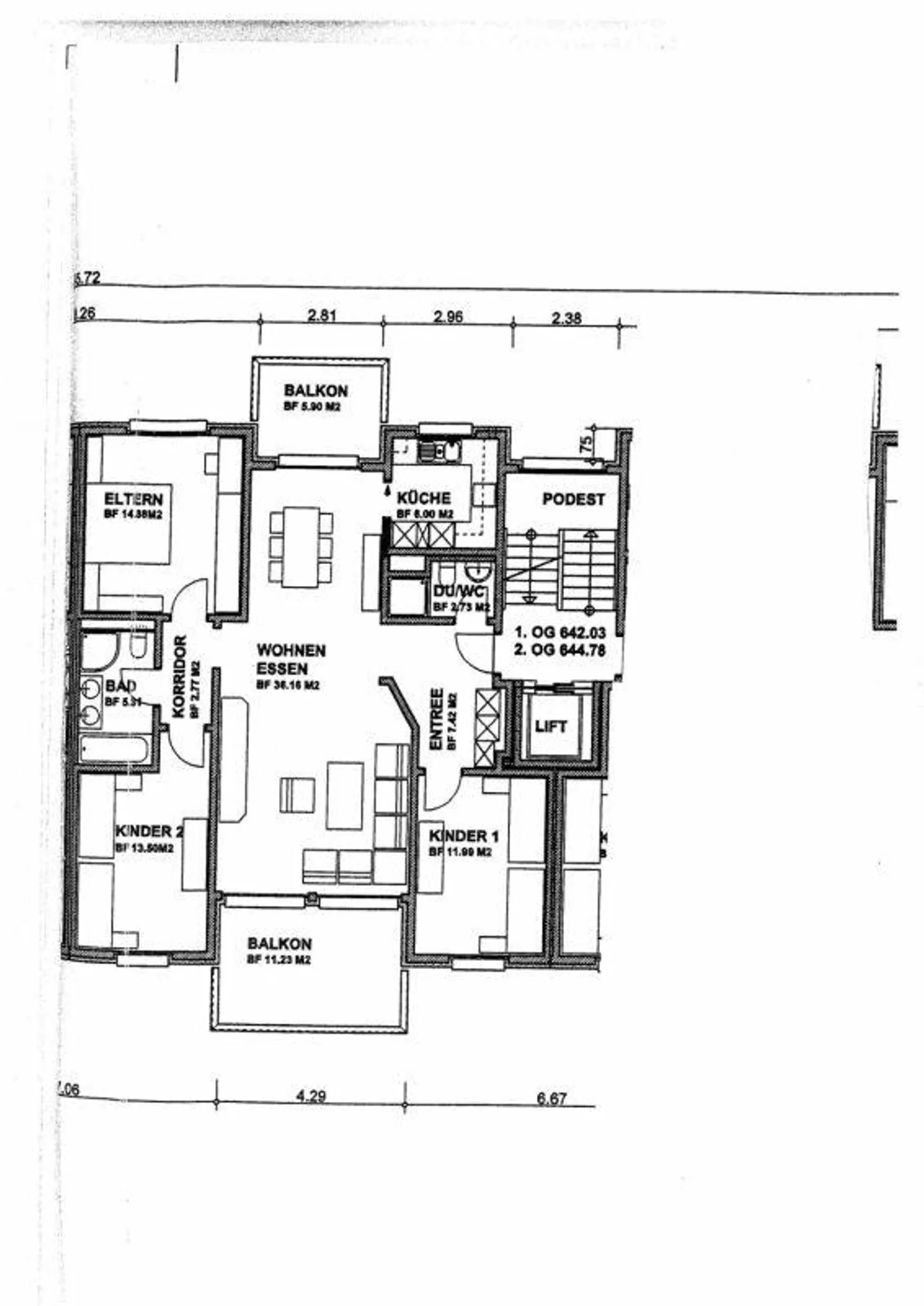 Appartement spacieux de 4,5 pièces - Photo 13 sur 13