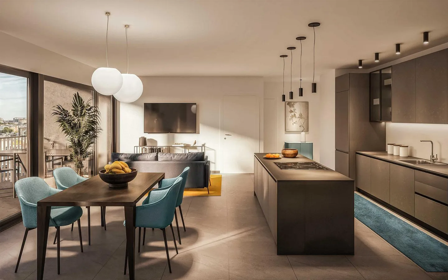 3.5 Zimmer mit Terrasse in Giubiasco - Foto 1 von 4