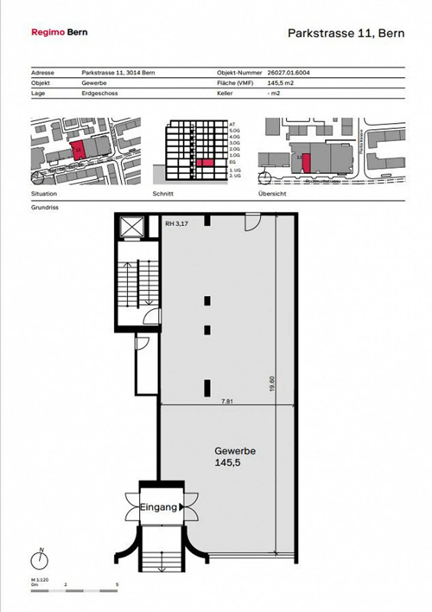 In ottima posizione: spazio commerciale/ufficio di 145,5 m2 pronto per essere occupato - Foto 11 di 11