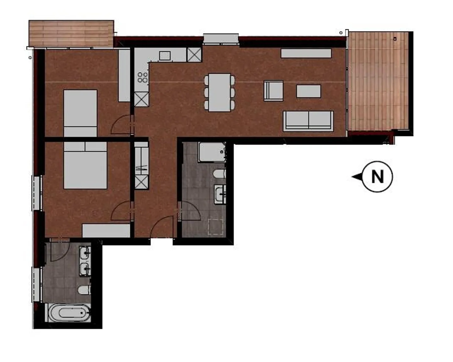 Modernes Apartment in Zizers - Foto 7 von 7