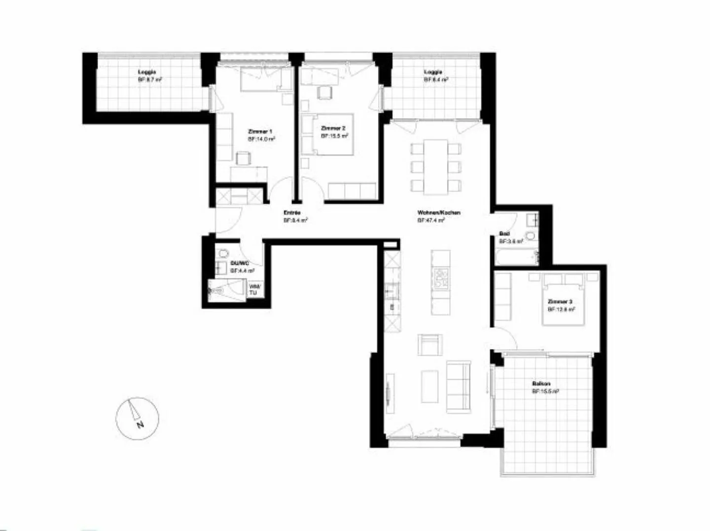 Exclusive 4.5 Room Apartment by the Lake - Photo 12 of 12