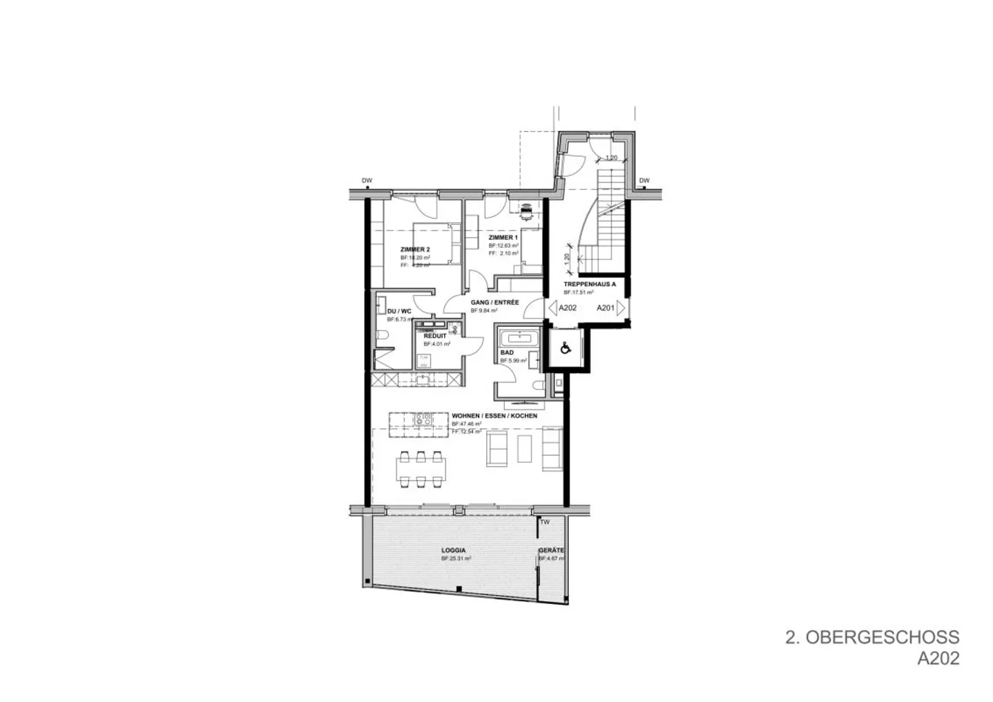 Appartements neufs uniques de 3,5 pièces de haute qualité... - Photo 7 sur 13