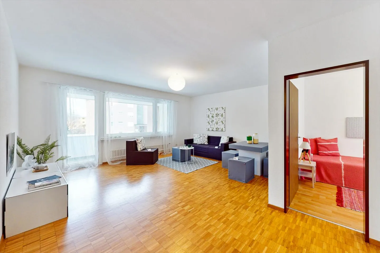 Appartement spacieux de 3,5 pièces dans un emplacement calme et pratique - Photo 2 sur 10