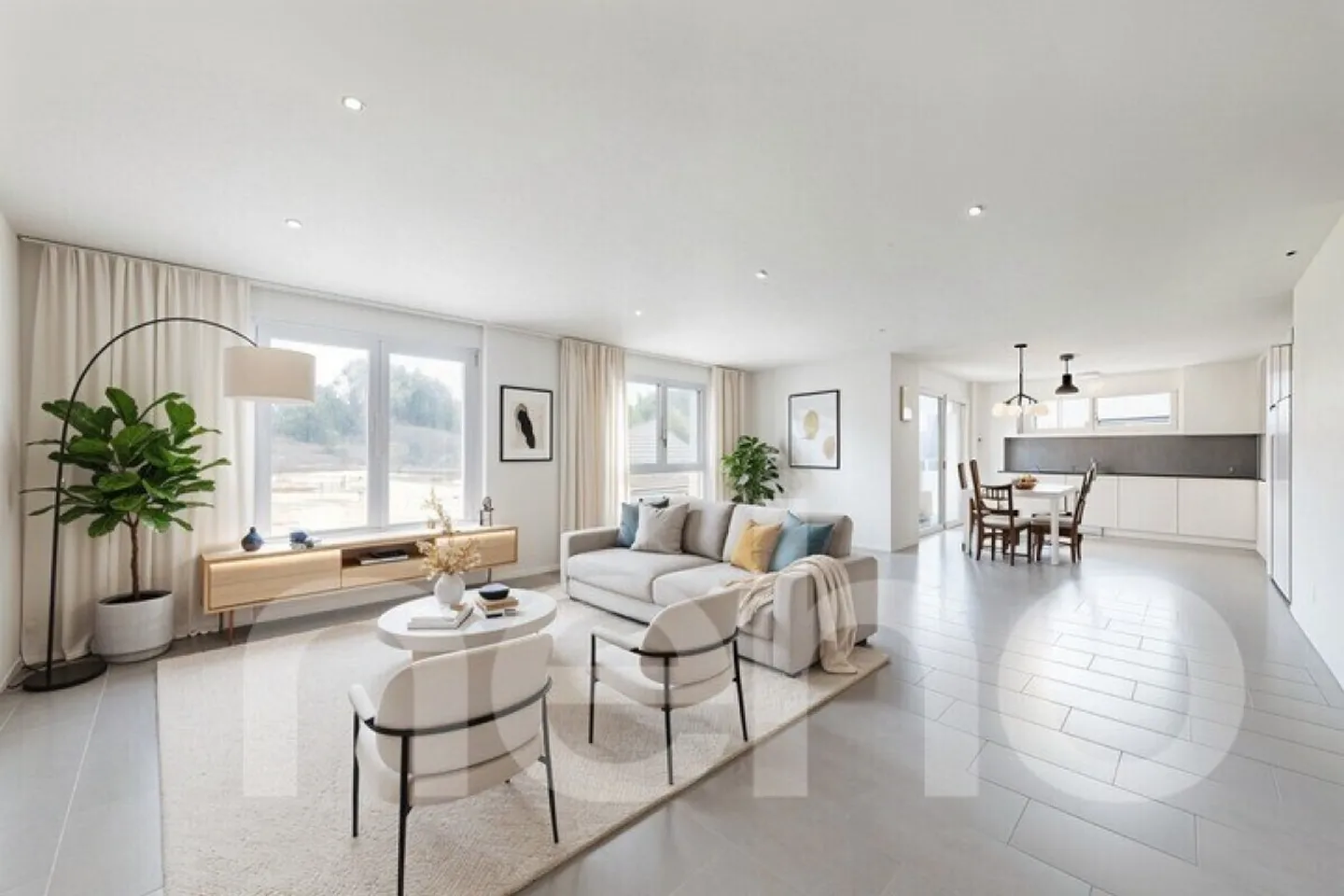 Bright penthouse with south-facing orientation, quiet surroundings between city and countryside - Photo 2 of 12