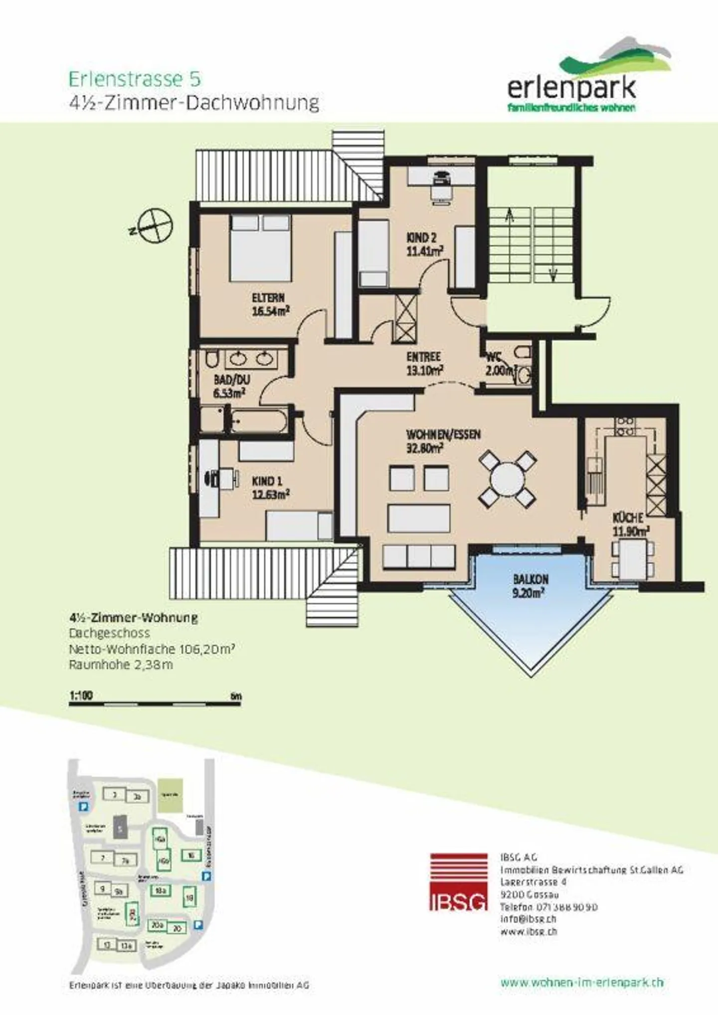 Perfekte Familienwohnung - Foto 9 von 11