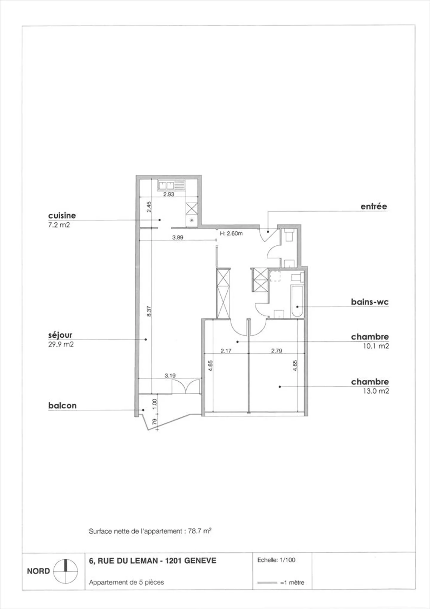 5-room apartment - Photo 3 of 3