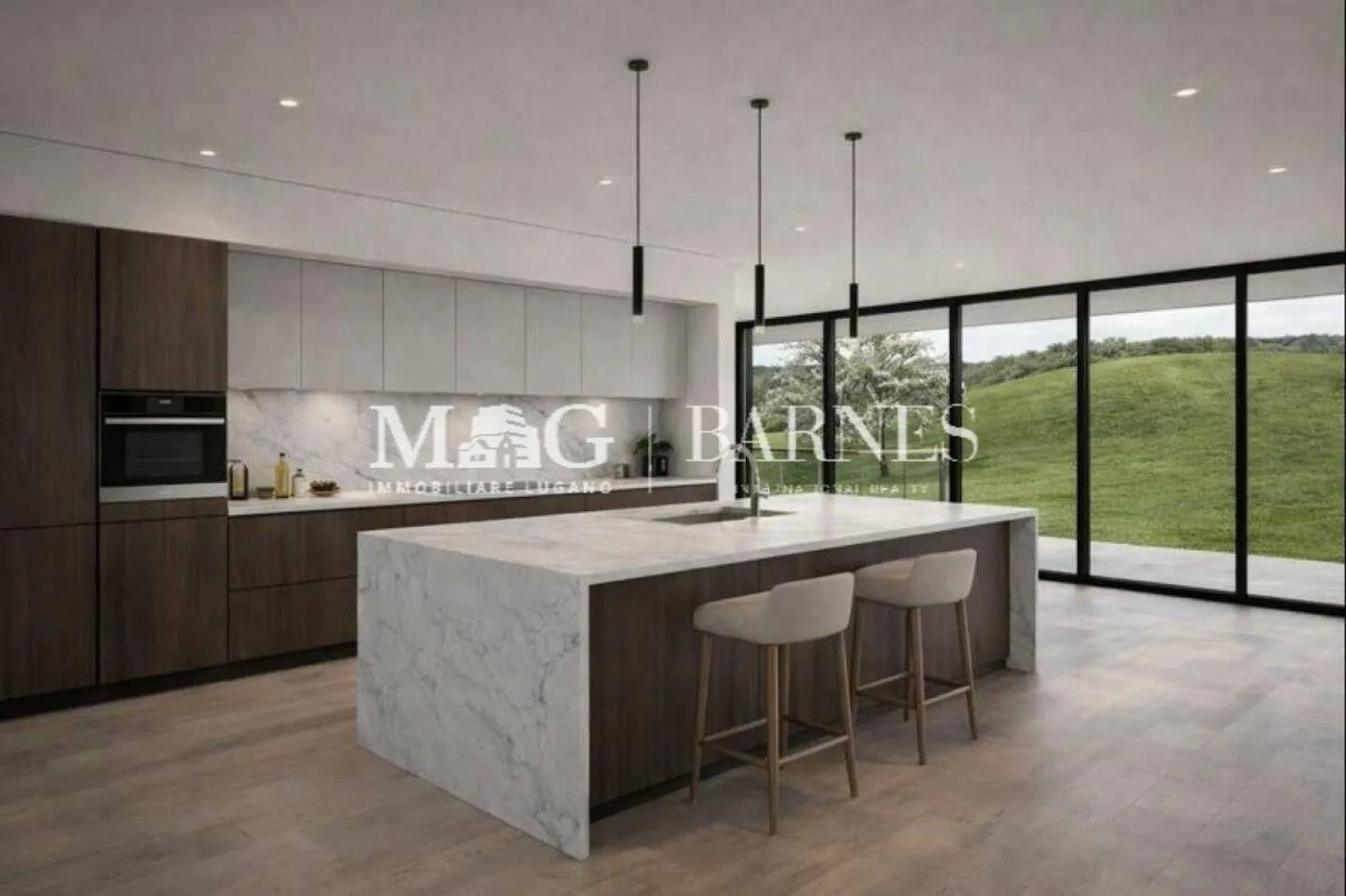 Lugano, Origlio - Terrain à bâtir avec projet approuvé pour un... - Photo 5 sur 7