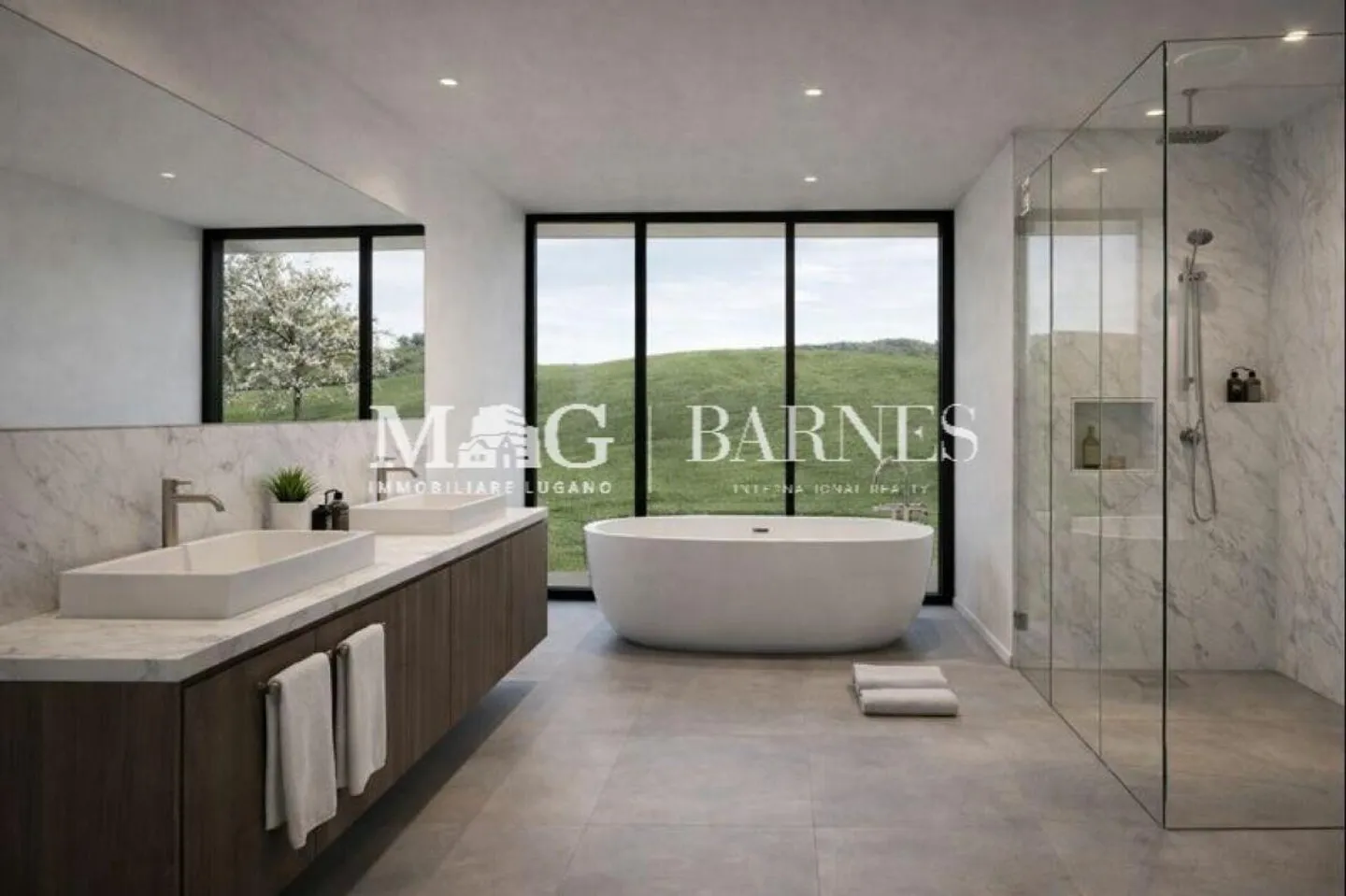 Lugano, Origlio - Terrain à bâtir avec projet approuvé pour un... - Photo 6 sur 7