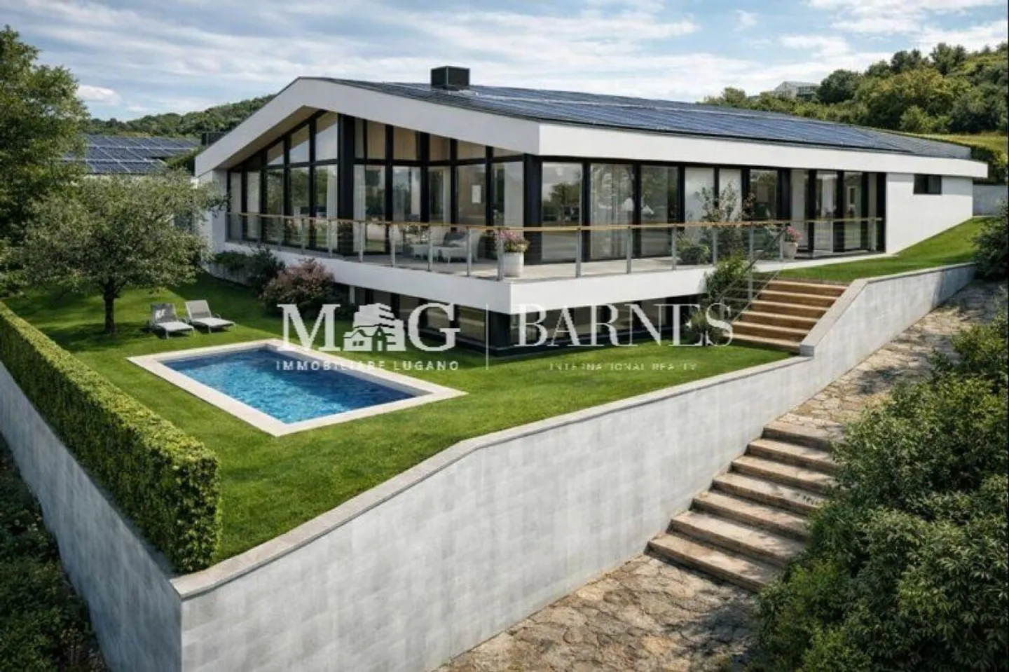 Lugano, Origlio - Terrain à bâtir avec projet approuvé pour un... - Photo 7 sur 7