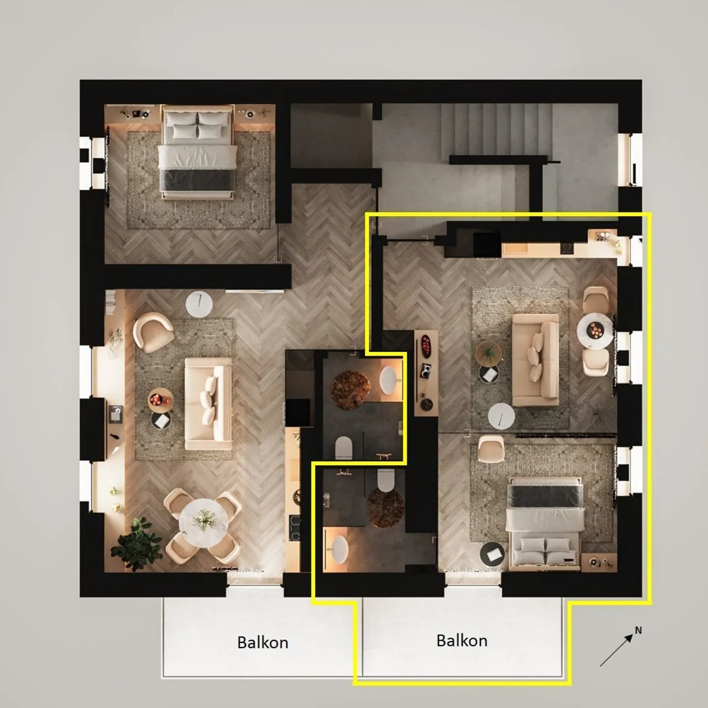 Moderno, completamente ristrutturato e completamente arredato appartamenti 2-2.5 ... - Foto 11 di 11