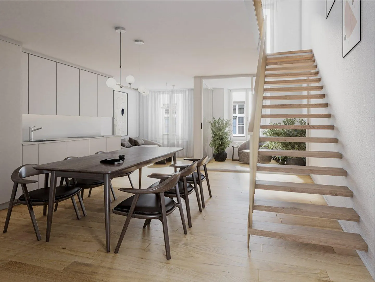 Appartamento originale 5 1/2 Z nel centro città W9 - Foto 3 di 3