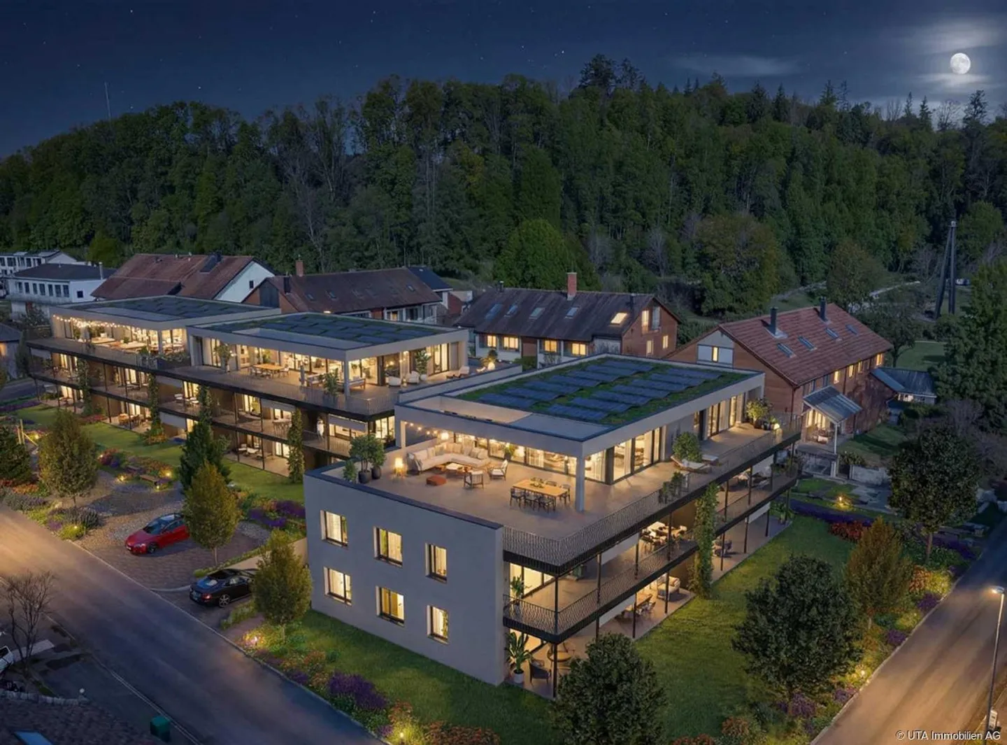 Appartement en attique entouré d'un environnement verdoyant et pourtant central - Photo 2 sur 7