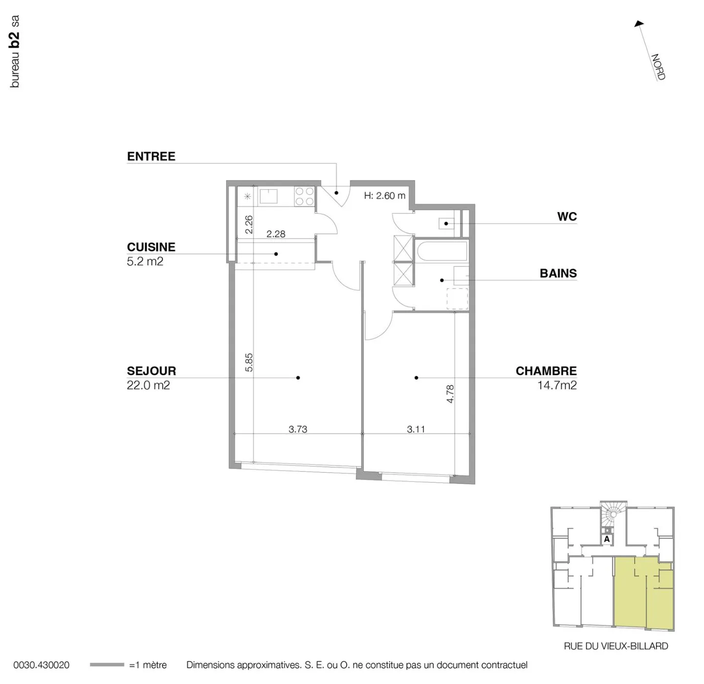 Charmant appartement 2.5 pièces - Photo 1 sur 4