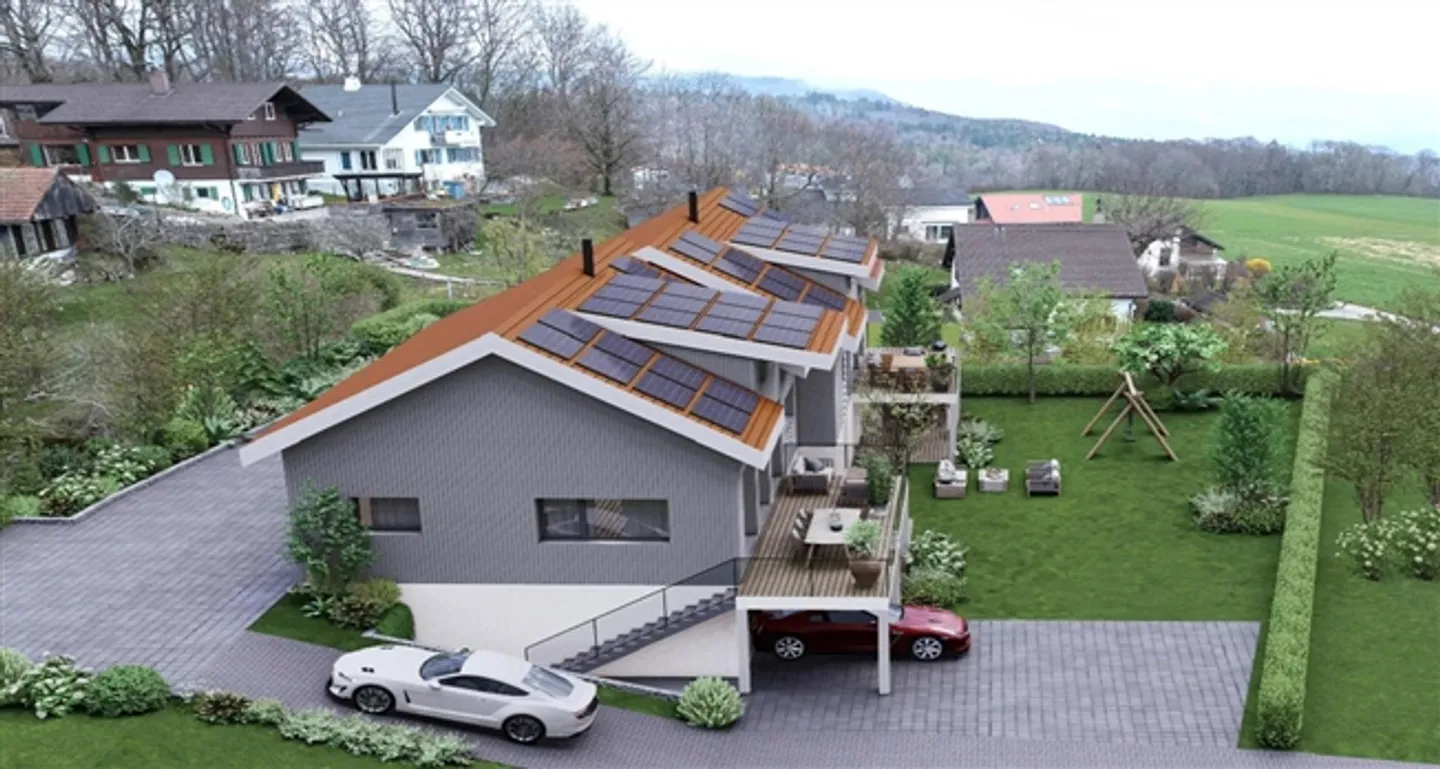 Maison jumelée spacieuse de 5,5 pièces avec jardin et terrasse - Photo 3 sur 5