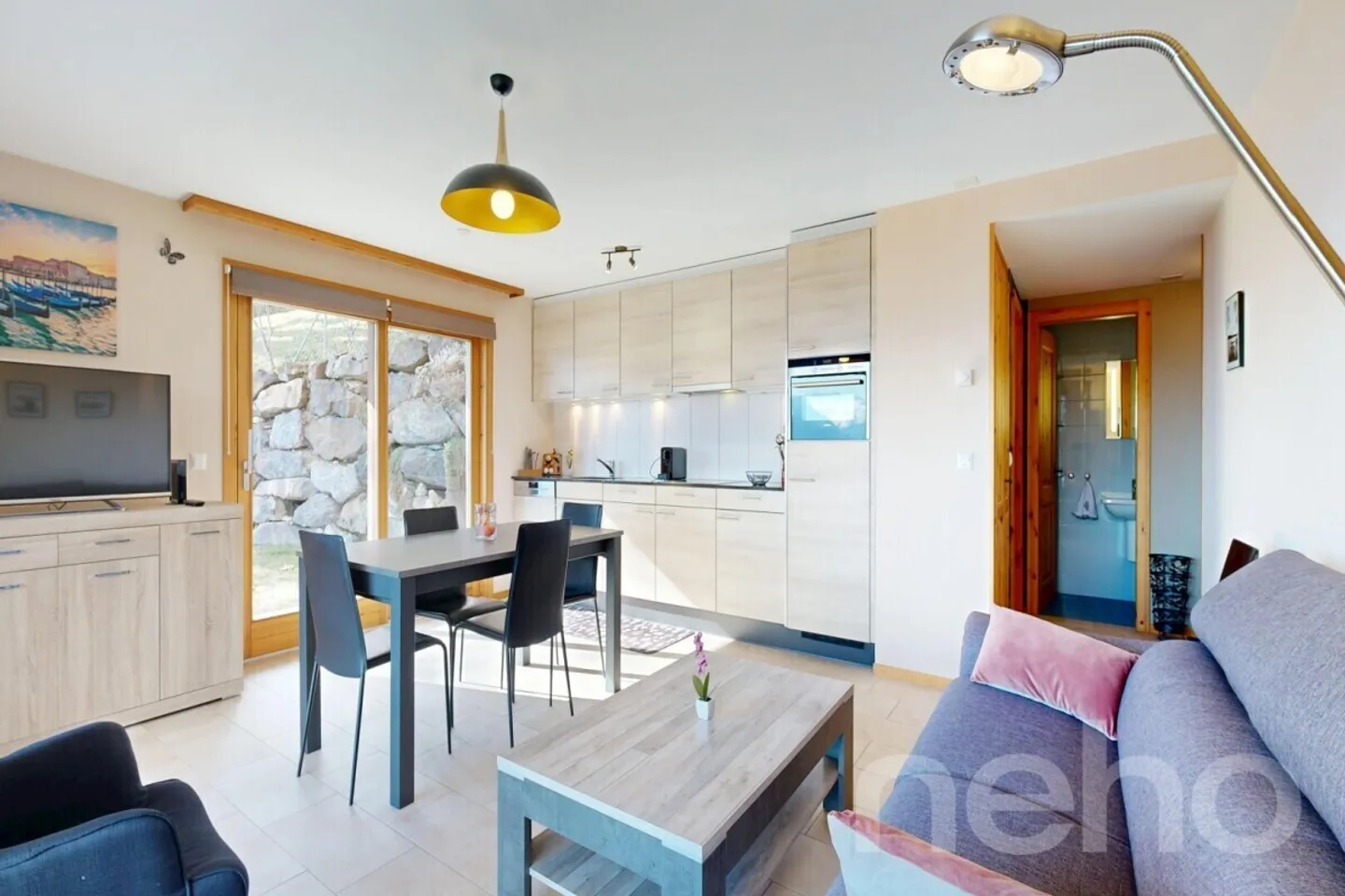 Bright 2.5-room apartment with terrace and view of the Dents du Midi - Leysin - Photo 4 of 12