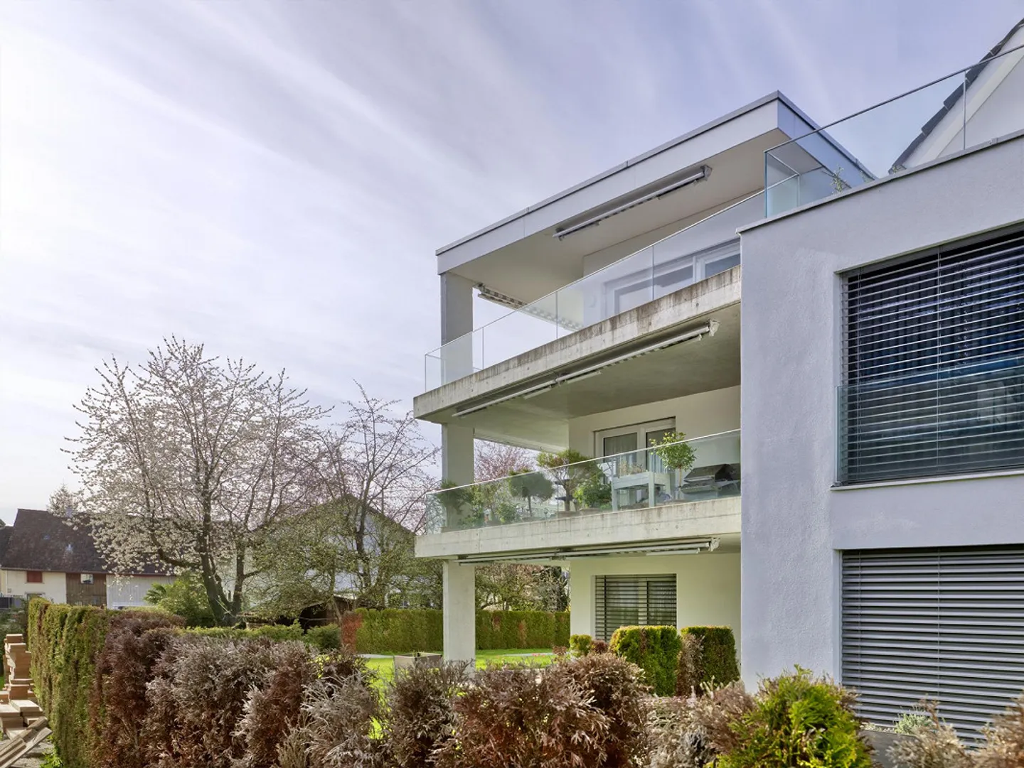 Moderne 4,5-Zimmer-Wohnung mit grossem Balkon in Salmsach - Foto 1 von 13