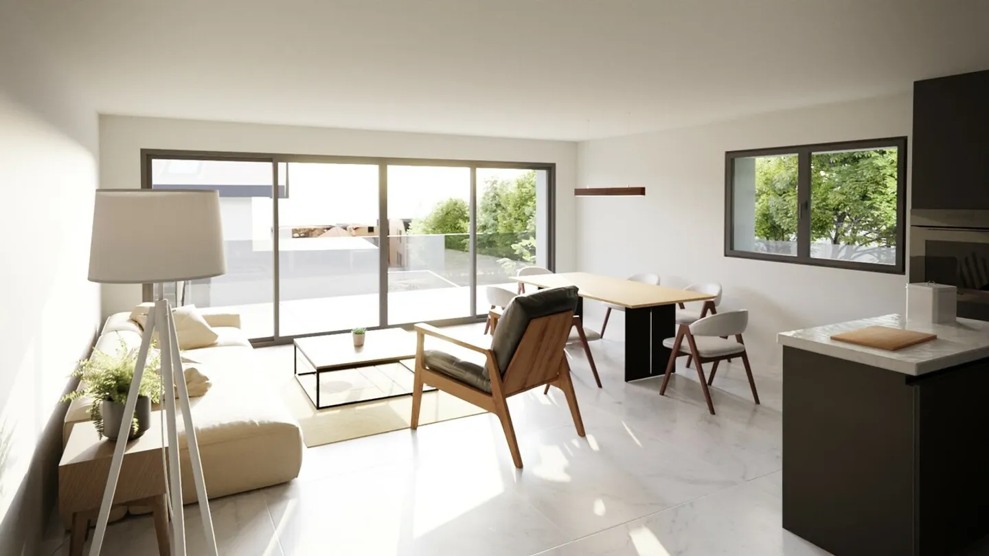 Neubau - 5,5-Zimmer-Wohnung mit Balkon - Foto 1 von 5