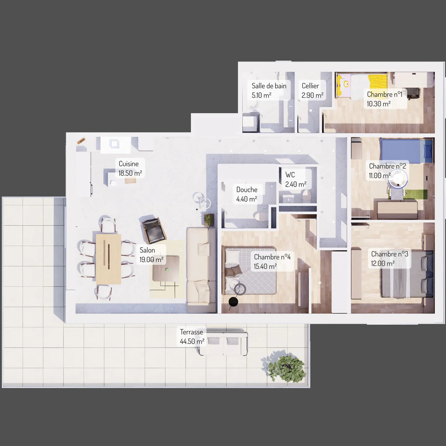 Neubau - 5,5-Zimmer-Wohnung mit Balkon - Foto 2 von 5