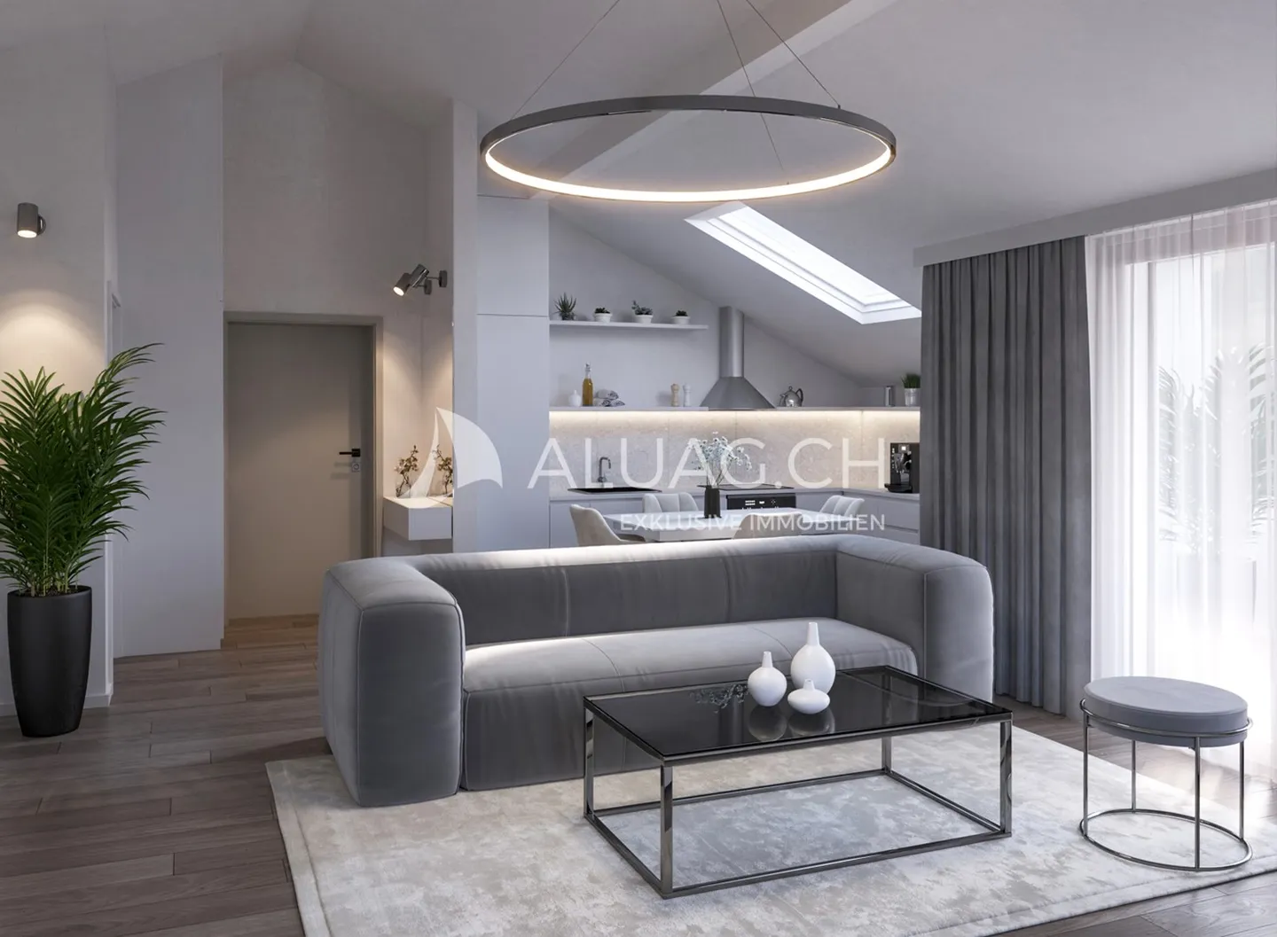 3.5 ZIMMER DACHWOHNUNG - Foto 4 von 6